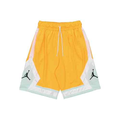 JORDAN Jumpman Diamond Basketball Shorts Men Laser Orange