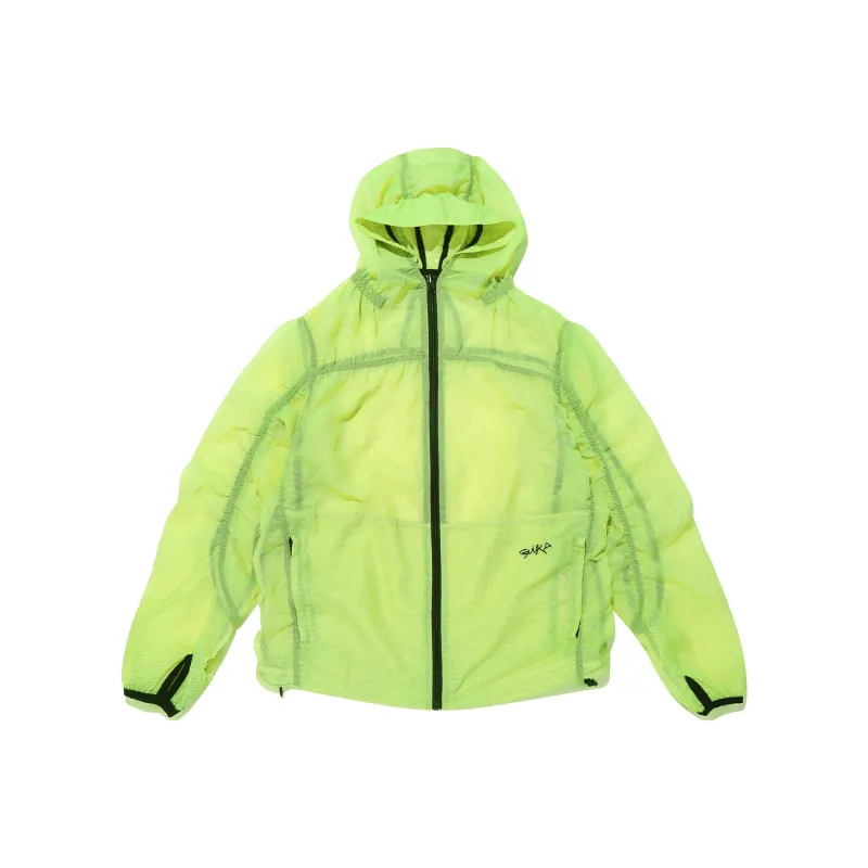 Guuka Trench Coat Unisex Light Green-3