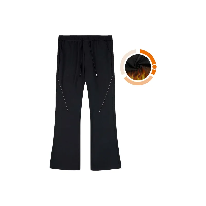 PASET Casual Pants Unisex Black-0