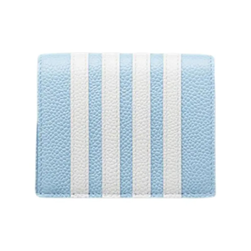 THOM BROWNE· Cow Leather Wallet Men's Blue-0