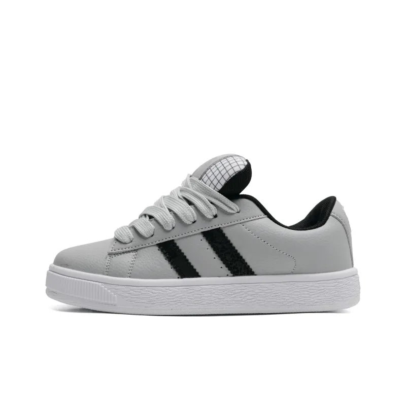 Z.SUO Skateboard Shoes Unisex Low Top White-6
