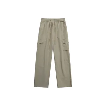 Lulifama Casual Pants Unisex Dark Gray