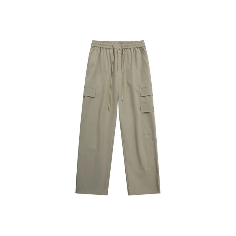 Lulifama Casual Pants Unisex Dark Gray-16