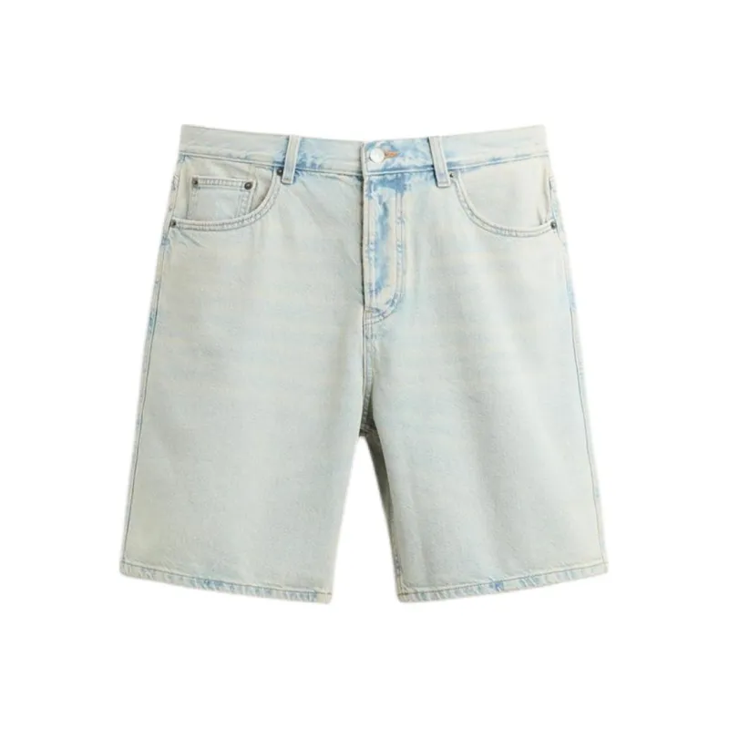 ZARA Denim Shorts Men Blue-0