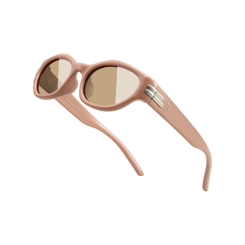 PULAIS TR/Memory Plastic Cat Eye Sunglasses Unisex-3