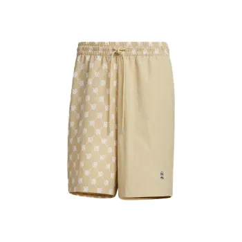 Adidas Neo Shorts Men's Brown Yellow