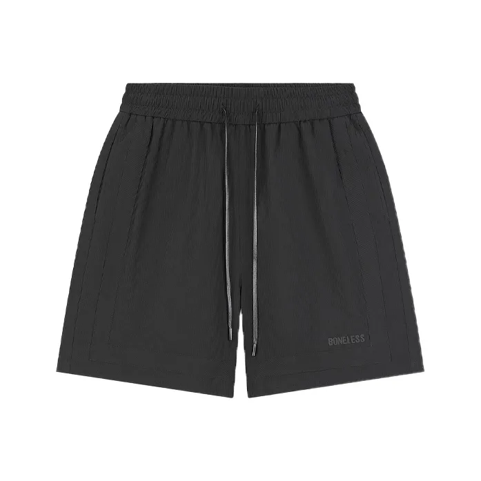 BONELESS Casual Shorts Unisex Black-0