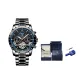 Black Case and Black Dial[Blue Box+Shopping Bag+Watch Adjuster]