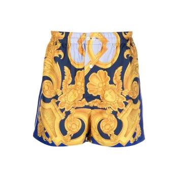 VERSACE Casual Shorts Men Yellow