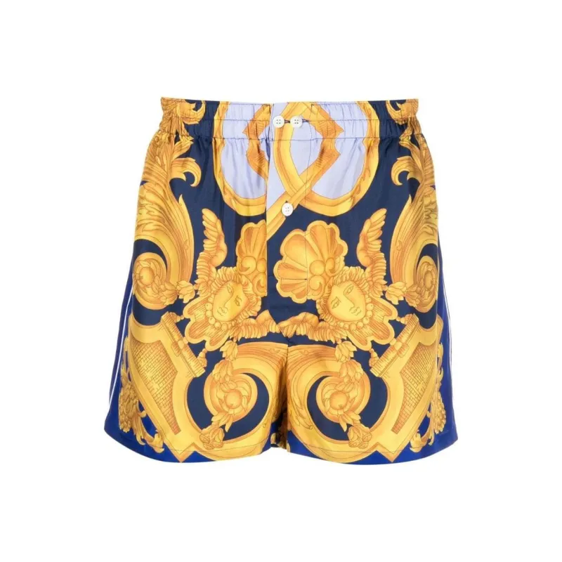 VERSACE Casual Shorts Men Yellow-0