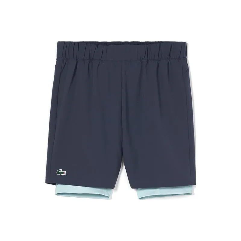 LACOSTE Casual Shorts Men's Dark Blue-0