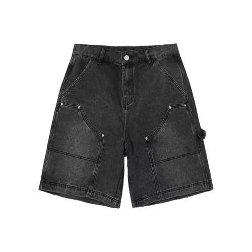 Mishkanyc Denim Shorts Unisex Black