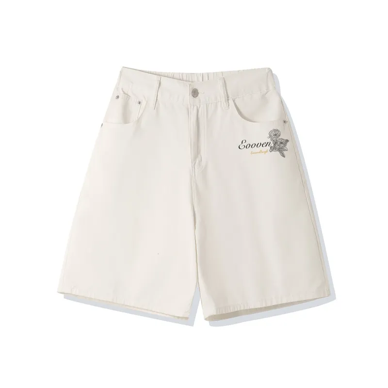 EOOVEN Denim Shorts Unisex-0