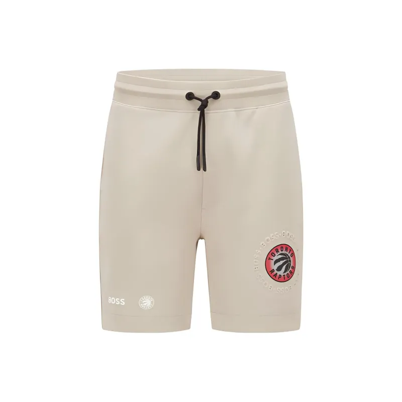 Nba X HUGO BOSS HUGO BOSS X NBA Casual Shorts Men Beige-0