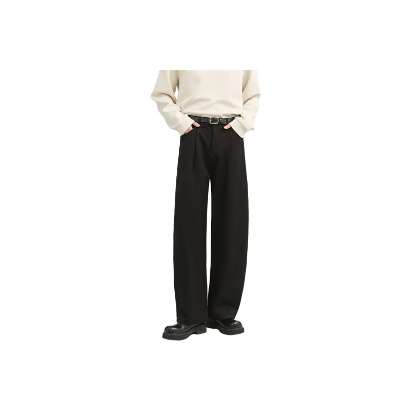 EARL JOEL Casual Pants Men's Denim Black-5