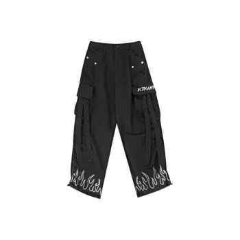 OCTO GAMBOL Casual Pants Unisex Black