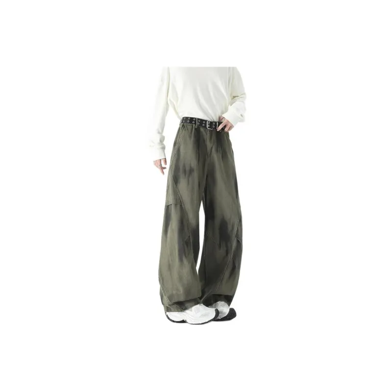 NEVER RULE Casual Pants Unisex Khaki-4