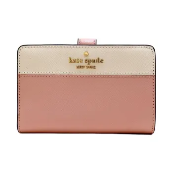Kate Spade Leather Wallet Medium Size Women's Rose Mist