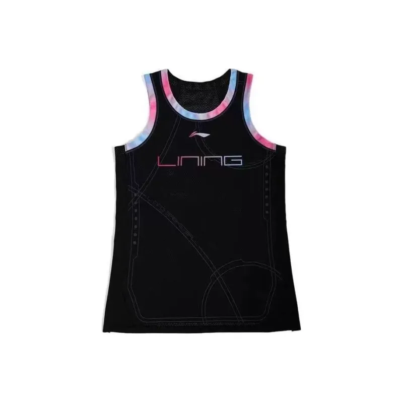 LiNing Sports Basketball Collection Tank Top Men's Black-0