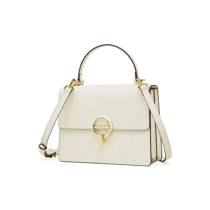 PIERRE CARDIN Genuine Cow Leather Shoulder Bag, Crossbody Bag, Handbag Regular Women's Beige-0