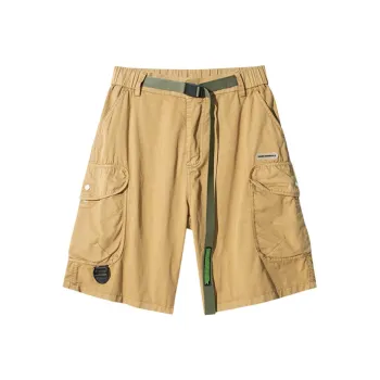 FAIRWHALE Casual Shorts Unisex Khaki