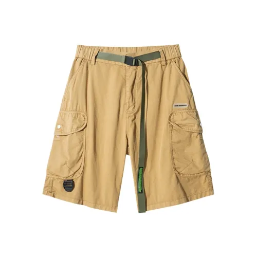 FAIRWHALE Casual Shorts Unisex Khaki