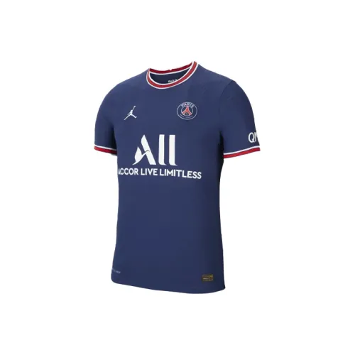 JORDAN Paris Saint Germain Home Vapor Match Shirt 2021 22 With Messi 30 Printing Women'ss Jersey