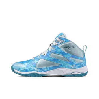 Mizuno Anti Slip Wear Resistant Mid Top Training Shoes Women's Light Blue
