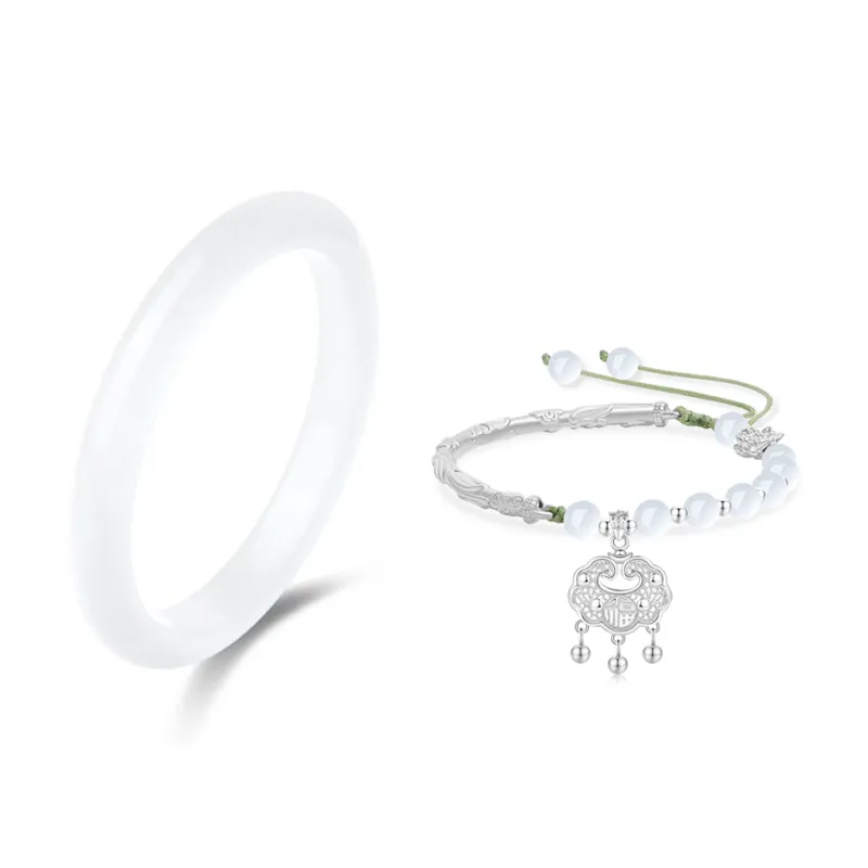 GIFU Glass Cat Eye Bangles Women's-0