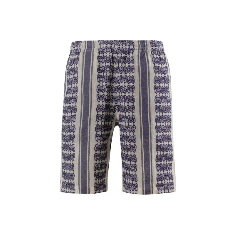 Needles Papillon Stripe Dobby Jq Basketball Shorts-0