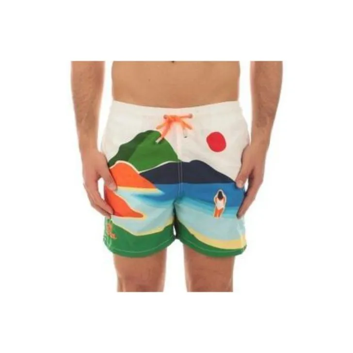 MC2 Saint Barth Gustavia Placed Swim Shorts-0