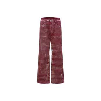 TERRA INCOGNITA Jeans Unisex Burgundy