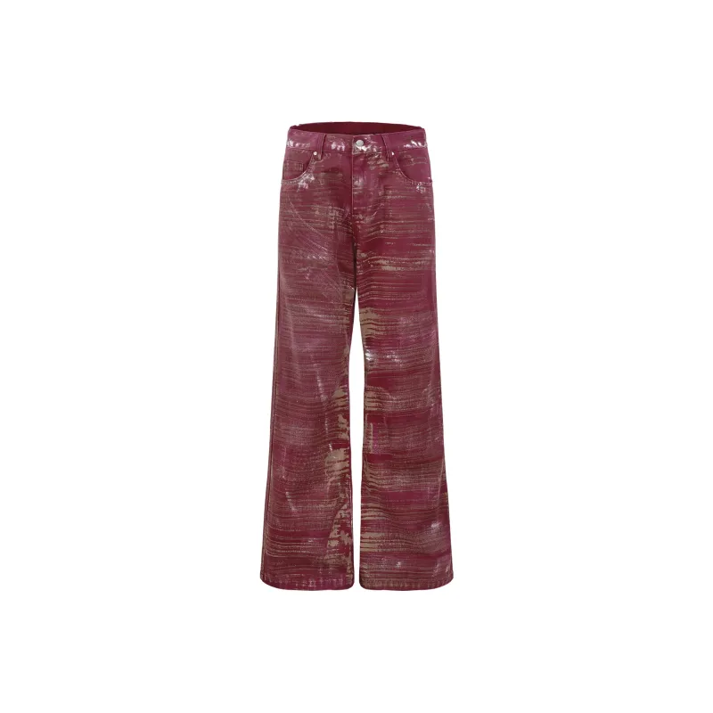 TERRA INCOGNITA Jeans Unisex Burgundy-0