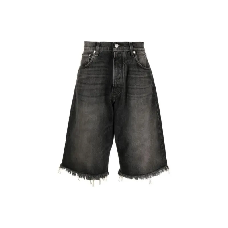 RHUDE Denim Shorts Men Gray-0