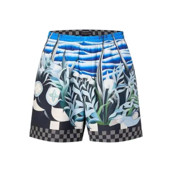 LOUIS VUITTON Printed Nylon Swim Shorts