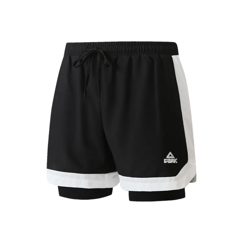 PEAK Casual Swimsuit Unisex Black White-0