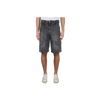 ISABEL MARANT Logo Patch Cargo Shorts