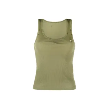 Marine Serre Tank Tops Women's Green