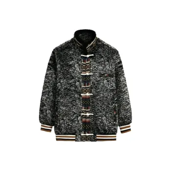 XUANSHENG Puffer Jacket Men's Black White