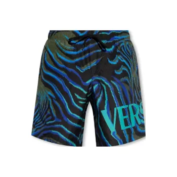VERSACE Swimming Shorts Men Blue