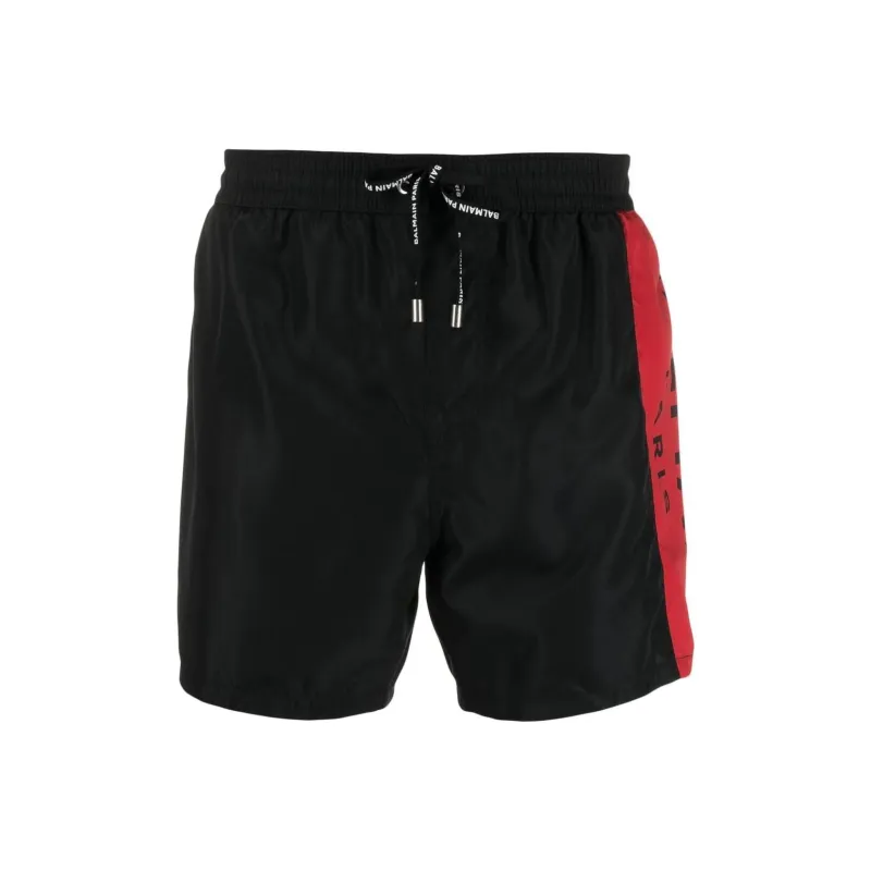 BALMAIN Casual Shorts Men Black-0