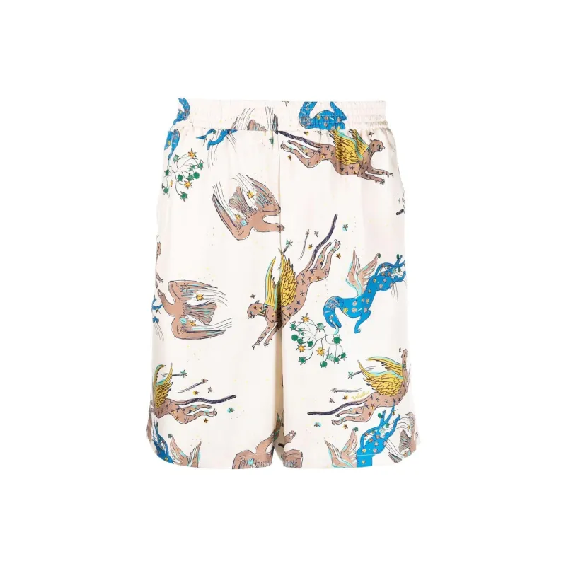 Valentino Casual Shorts Men White-0