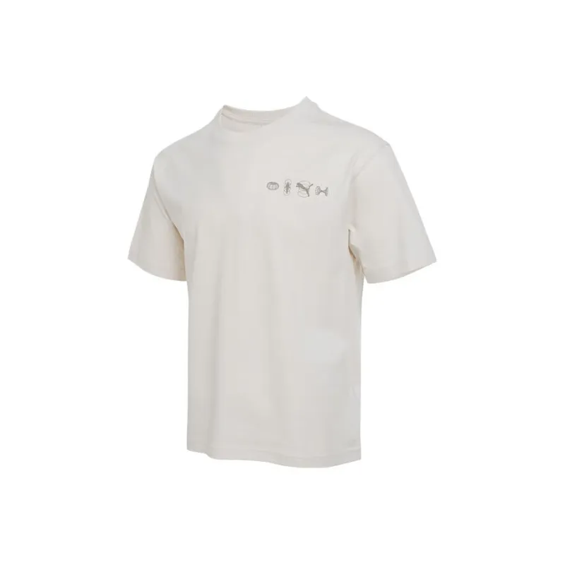 PUMA GRAPHICS SS25 T Shirt Men's Ecru-0