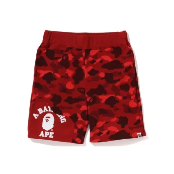 A BATHING APE Color Camo Cutting Sweat Shorts