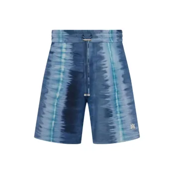 AMIRI Tie dye Leather Shorts