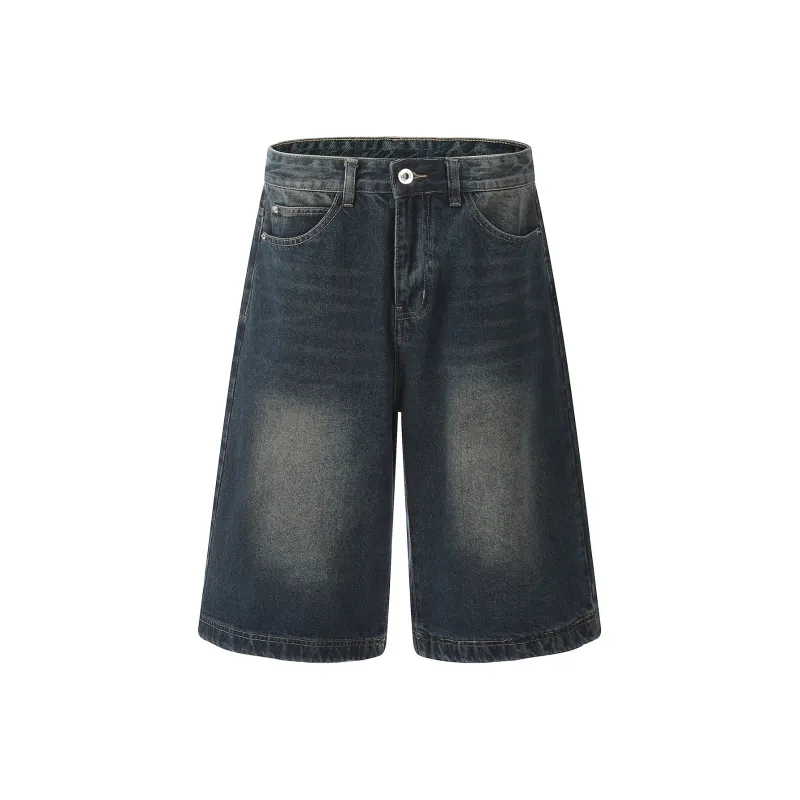 MT99 Denim Shorts Unisex Blue-0