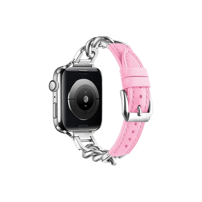 ZHENGGUANG Watch Band Apple Compatibility Artificial Leather Material-12