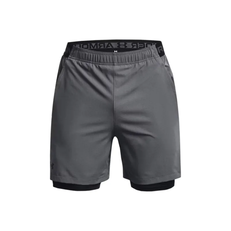 Under Armour Casual Shorts Men Gray-0