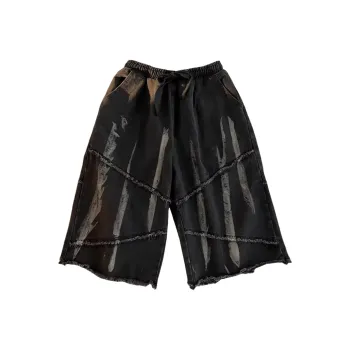 TIMD Denim Shorts Unisex Black