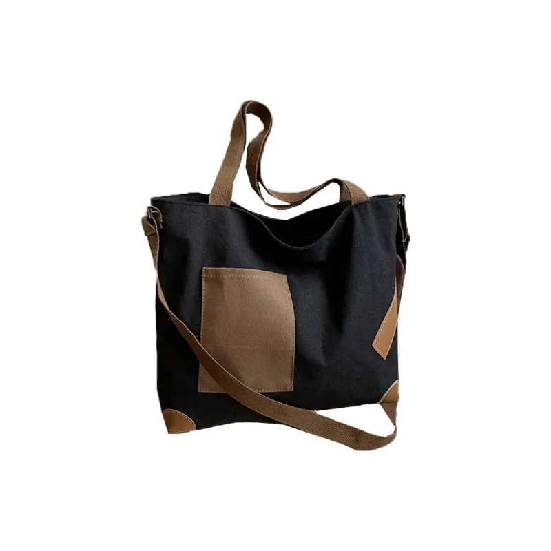 G FAVOR Canvas Bag, Shoulder Bag Regular Unisex Multicolor-4
